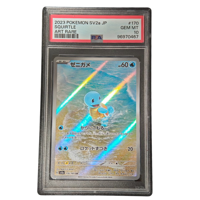 Pokemon Squirtle sv2a #170 PSA 10 Gem Mint (japanisch)
