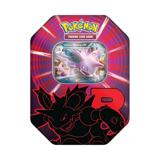 Pokemon Team Rocket's Nidoking ex Tin (Englisch)