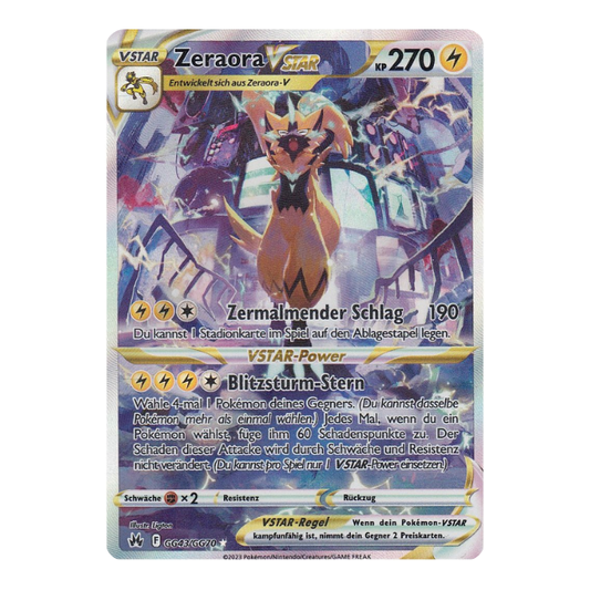 Zeraora VSTAR (CRZ GG43/GG70) (Deutsch)