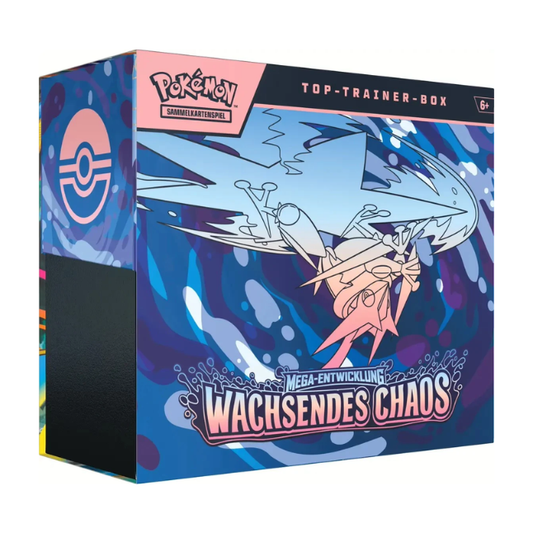 Pokemon Wachsendes Chaos Top Trainer Box (Deutsch)