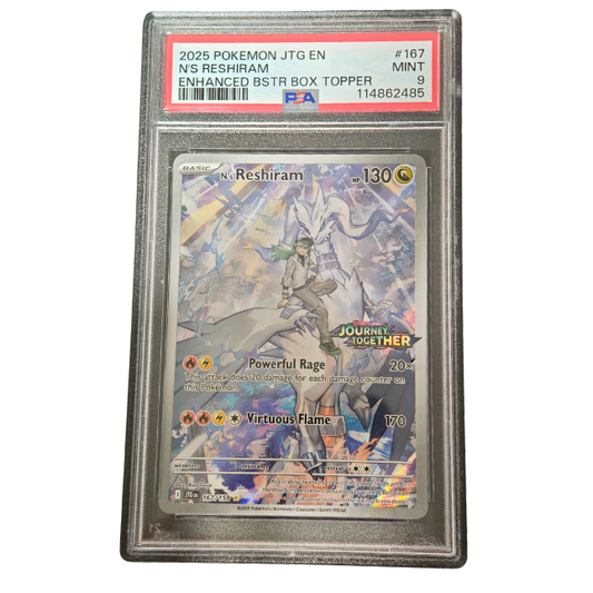 Pokemon Ns Reshiram #167 Stamped Promo PSA 9 Mint (Englisch)