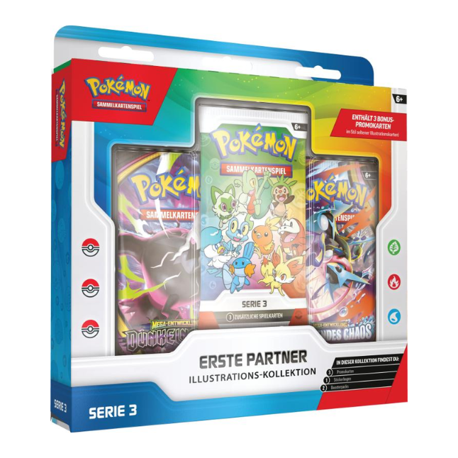 Pokemon Erste Partner Illustrations Kollektion Series 3 (Deutsch)