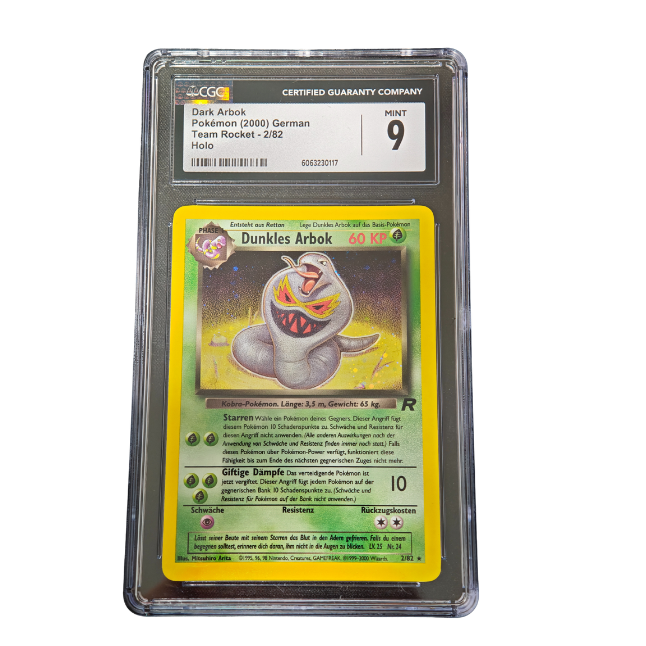 Pokemon Dunkles Arbok #002 CGC 9  (Deutsch)