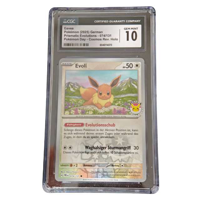 Pokemon Evoli Pokemon Day Promo #074 CGC 10 (Deutsch)