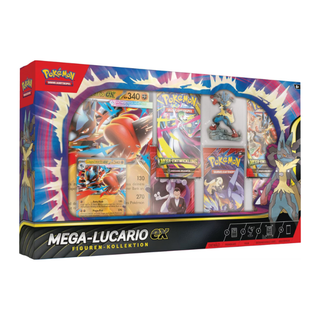 Pokemon Mega Lucario Ex Figure Collection (Deutsch)