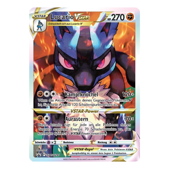 Lucario VSTAR (SWSH 291) (Deutsch)