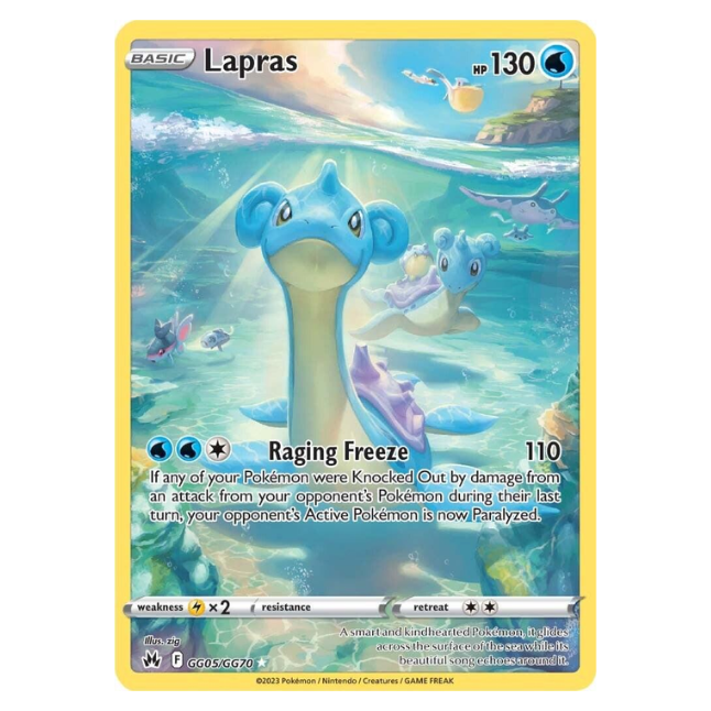 Lapras (CRZ GG05/GG70) (Englisch)