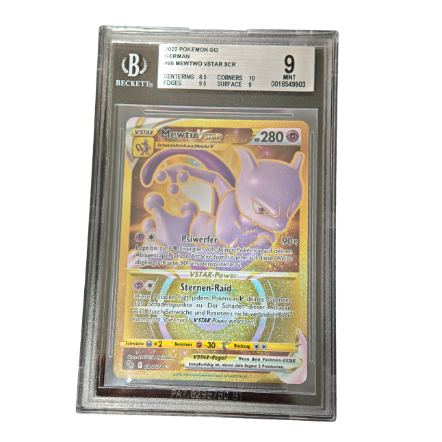 Pokemon Mewtu VSTAR #086 BGS 9 (Deutsch)