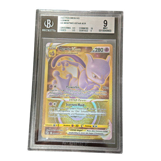 Pokemon Mewtu VSTAR #086 BGS 9 (Deutsch)