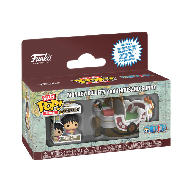 FUNKO Bitty POP - One Piece - Rides One Piece Monkey D. Luffy und Thousand Sunny