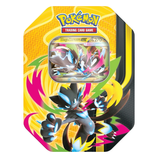 Pokemon Mega Forces Tins: Mega Zeraora ex Tin-Box (Deutsch)