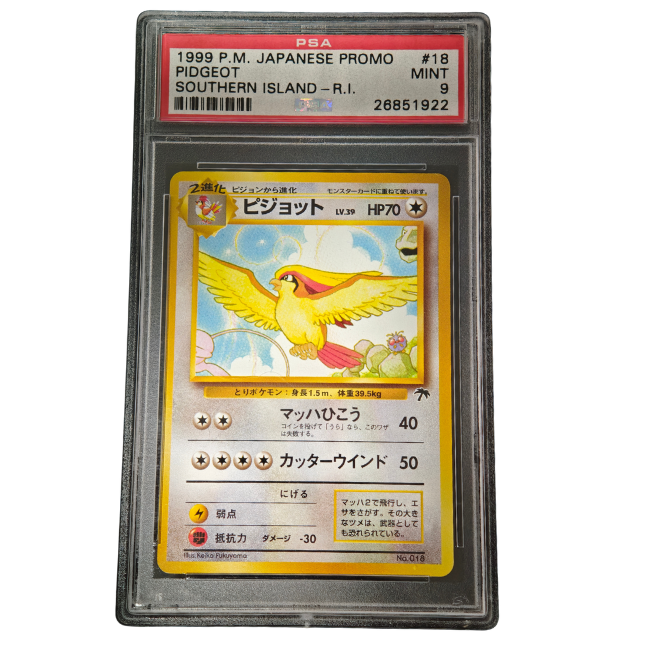 Pokemon Pidgeot #018 PSA 9 Mint (japanisch)