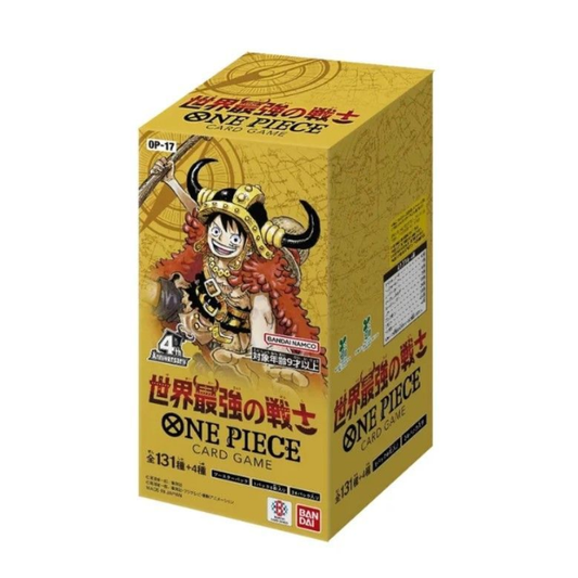 One Piece OP-17 The World's Strongest Warriors Booster Box (Japanisch)
