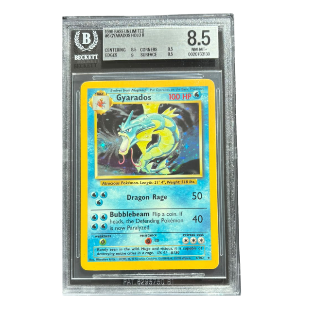 Pokemon Garados (BS 6) BGS 8.5 Near Mint - Mint (Englisch)