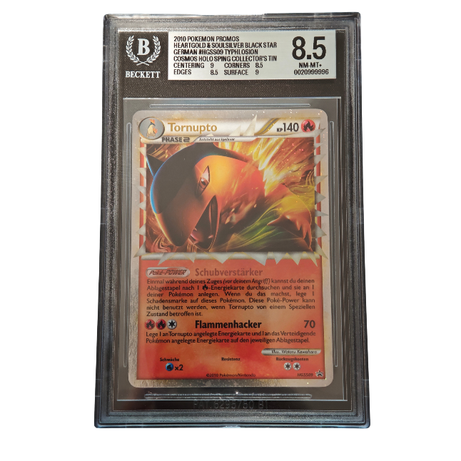 Pokemon Tornupto (HGSS 09) BGS 8.5 NM - Mint (Deutsch)