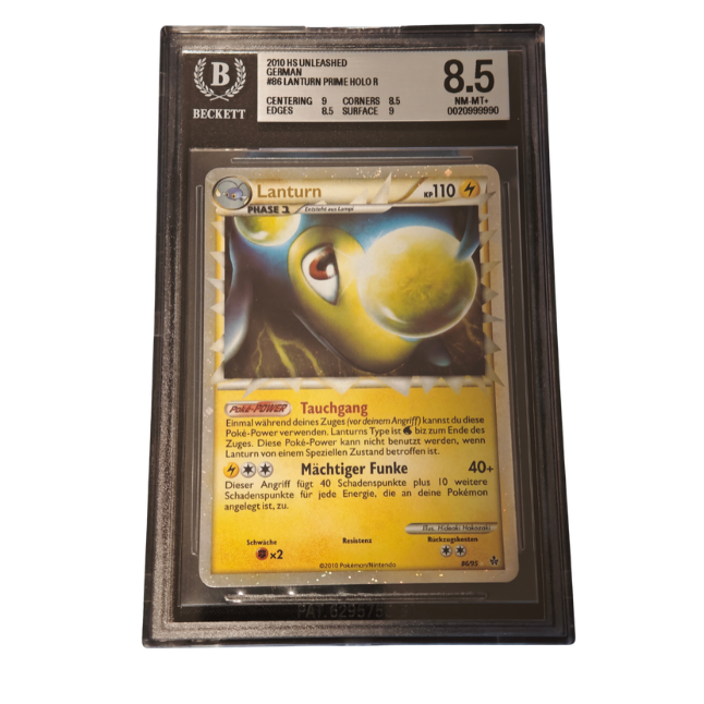 Pokemon Lanturn (UL 86) BGS 8.5 NM - Mint (Deutsch) POP 5