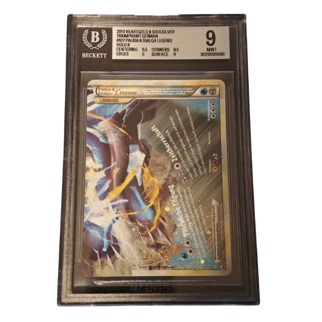 Pokemon Palkia & Dialga LEGENDE (TM 102) BGS 9 Mint (Deutsch) POP 5