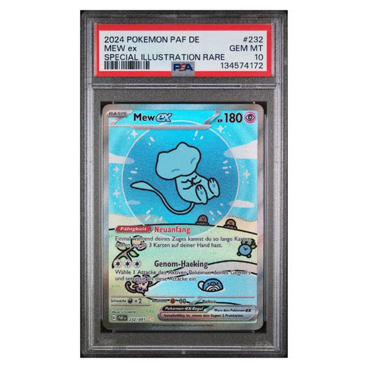 Pokemon Mew ex #232 PSA 10 Gem Mint (Deutsch)