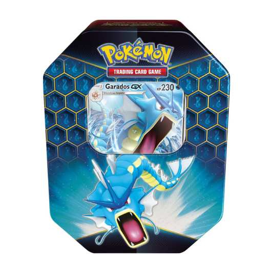 Pokemon Gyarados GX Tin Hidden Fates (Englisch)