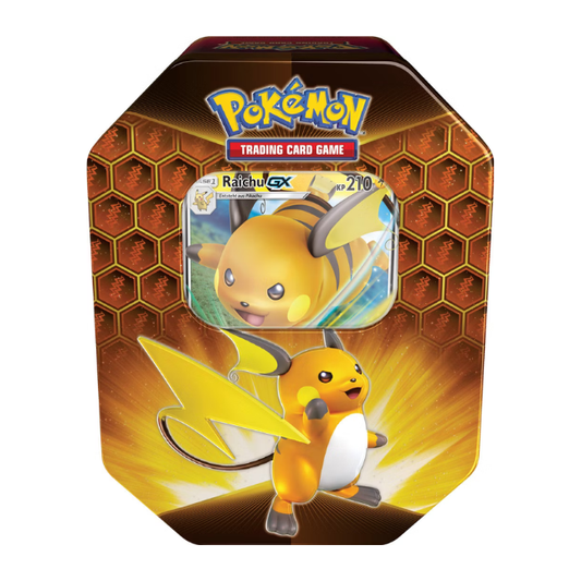 Pokemon Raichu GX Tin Hidden Fates (Englisch)