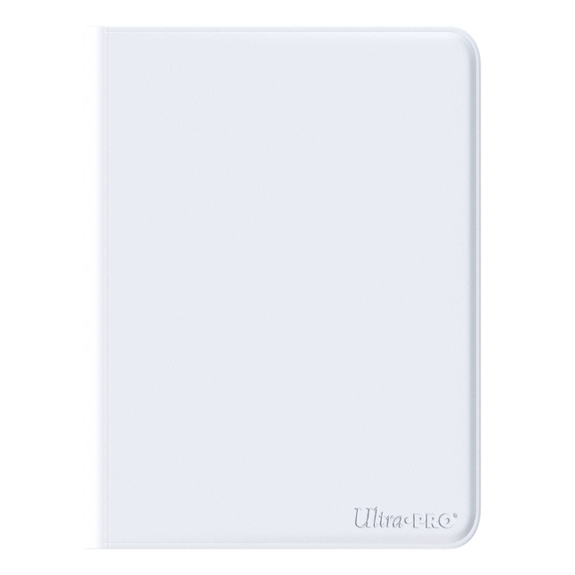 Ultra Pro - Vivid 9-Pocket Zippered PRO-Binder: White