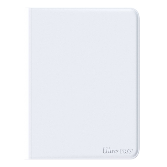 Ultra Pro - Vivid 9-Pocket Zippered PRO-Binder: White