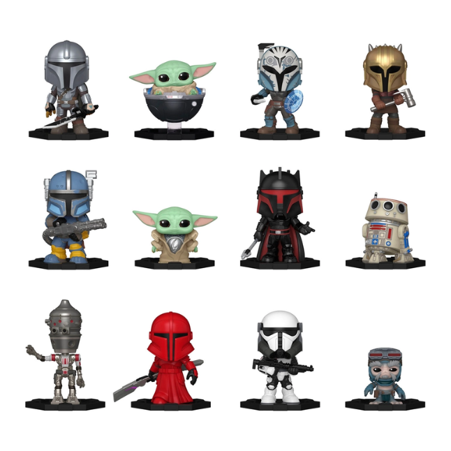 Star Wars Mystery Minis Figuren - The Mandalorian and Grogu Funko