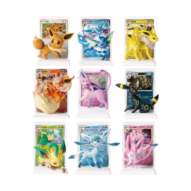 Pokemon Dream Painting Eevee Figure Set (Chinesisch)