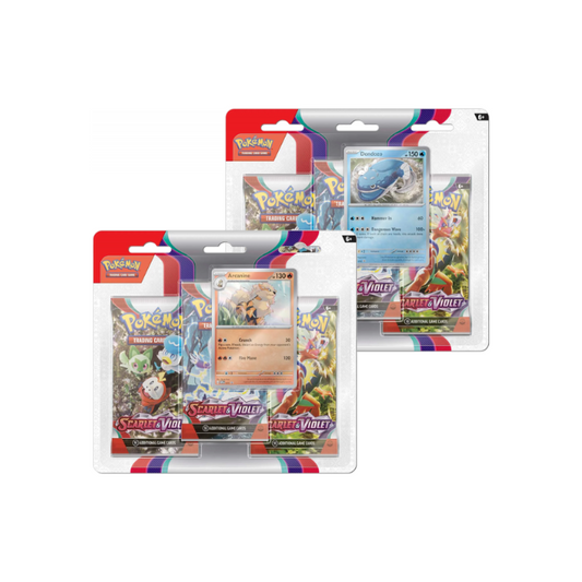 Pokemon Scarlet and Violet 3-pack Blister (Englisch)