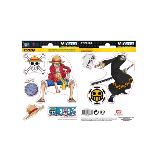 One Piece Sticker Luffy & Law
